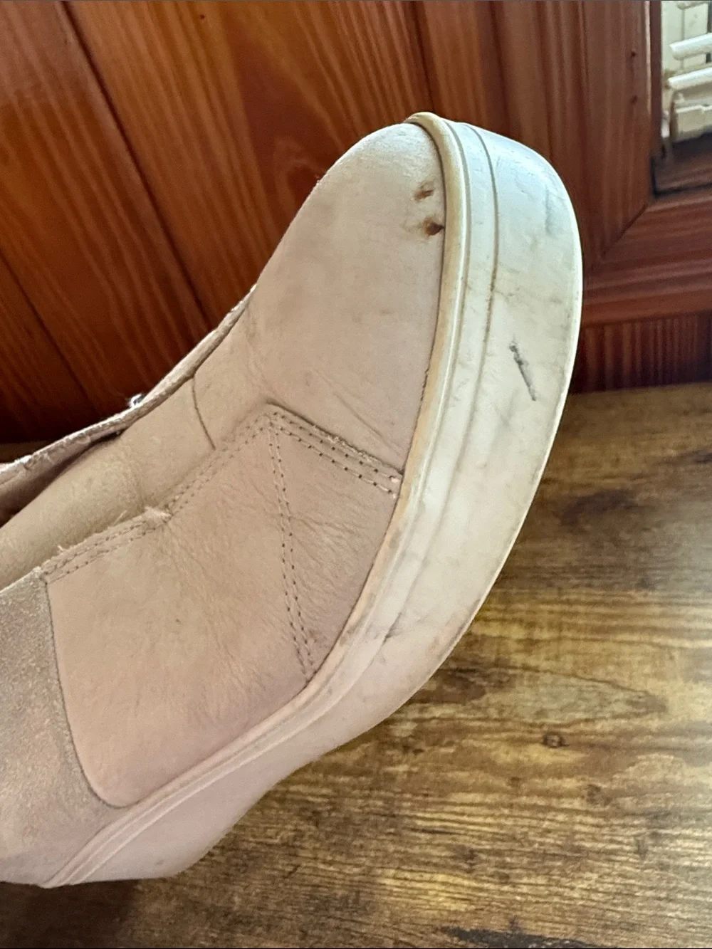 Toms Women's 8.5 Slip-On Platform Sneakers in Off-White